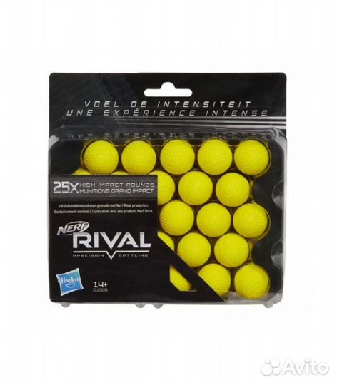 Шарики для бластеров Nerf rival, 25 шт (B1589121)