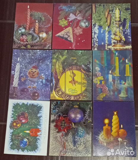 Открытки новогодние СССР