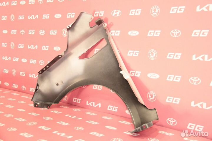 Крыло Серебристое правое Kia Rio 11 - 17