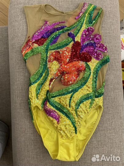 Купальник для синхронного плавания соло шикарный