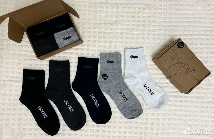 Носки мужские Lacoste в подарочной упаковке