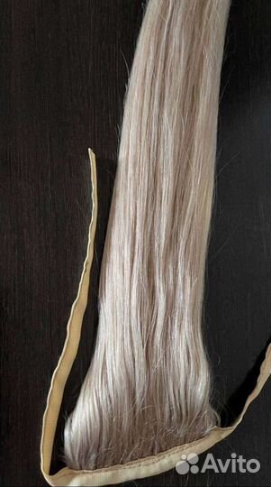 Хвост-шиньон из натуральных волос