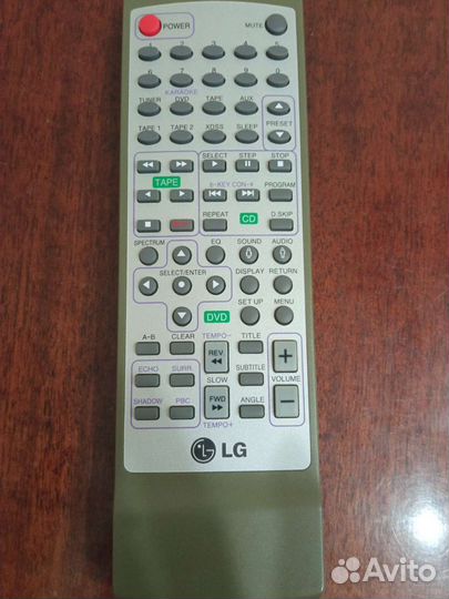 Пульт от музыкального центра LG