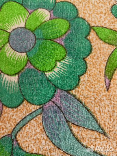 Шторы СССР, б/у, лен/ хлопок