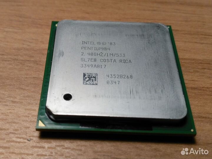 Процессор Pentium 4 socket 478 2,4GHz Precott