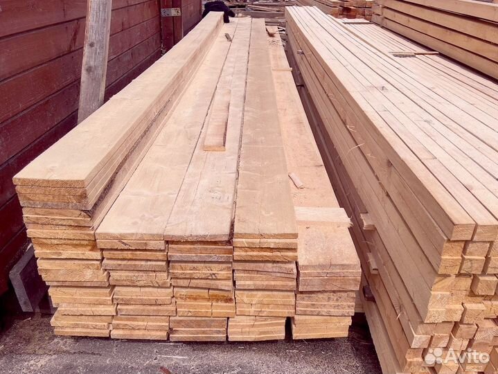 Брус обрезной 100х100х6000мм 1 сорт ГОСТ