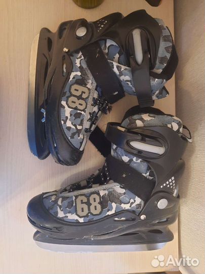 Коньки раздвижные 30-33