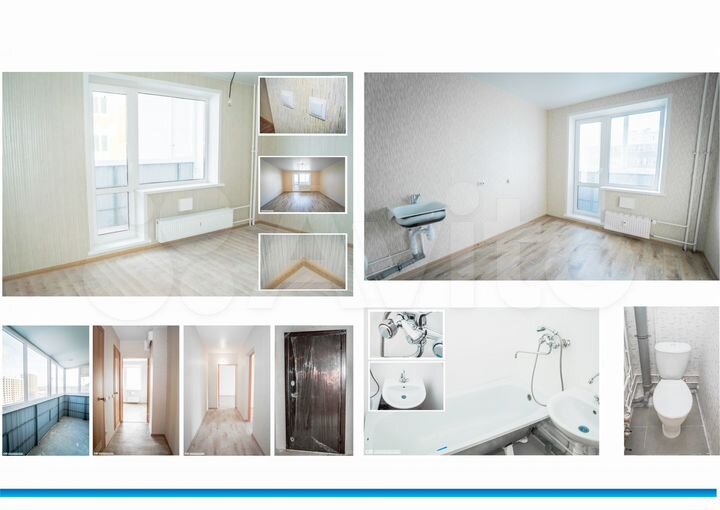 2-к. квартира, 57,3 м², 1/4 эт.