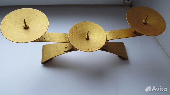 Подсвечник СССР металл