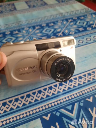 Пленочный фотоаппарат olympus superzoom 70g