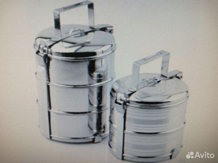 Ланч бокс (судок) из нержавеющей стали на 3 секции