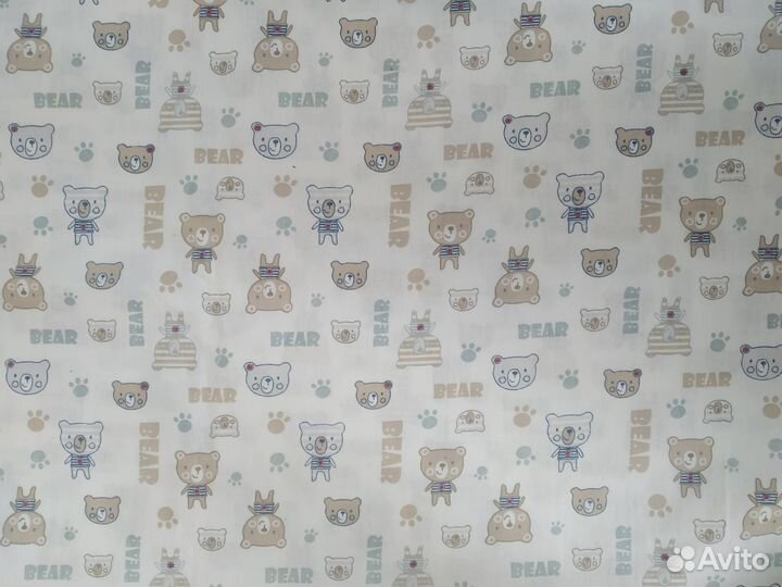 Простыня на резинке детская 120*60*12