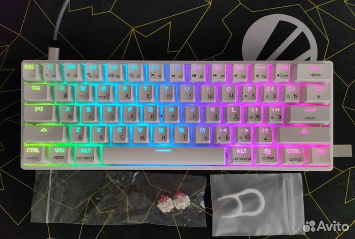 Игровая механическая клавиатура gk61