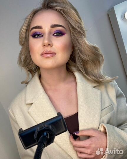 Макияж, визажист, локоны