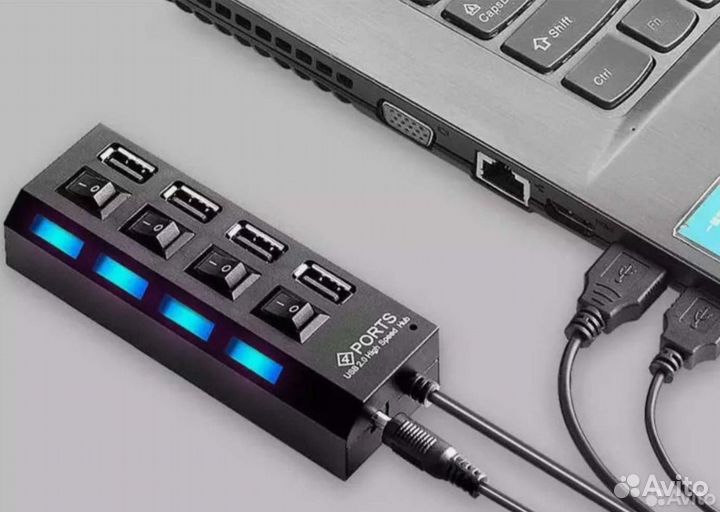 Usb hub разветлитель 2.0 на 7 портов