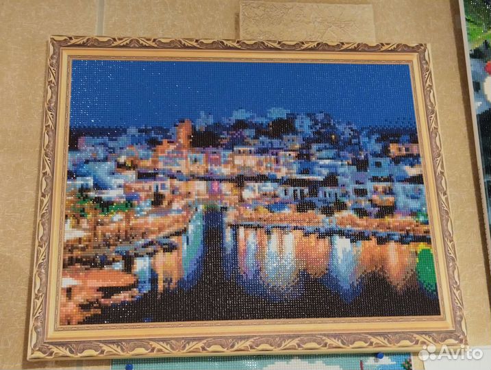 Алмазная мозаика(готовая картина)
