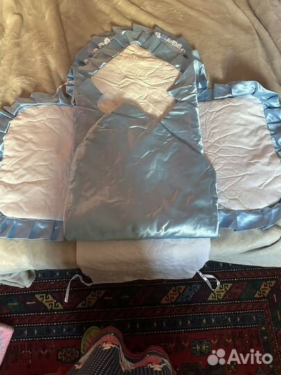 Конверт на выписку для мальчика весна осень