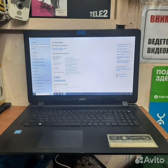 Ноутбук Acer Aspire Es 17 Es1-732-P9Ck