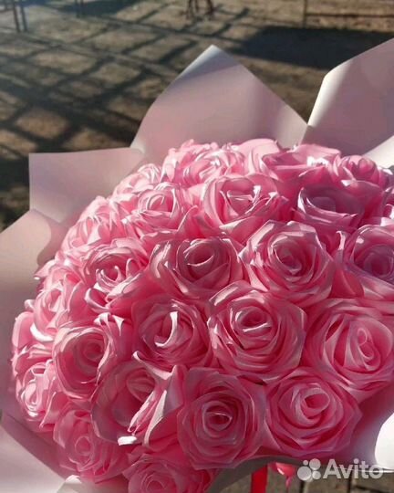 Букет из атласных лент