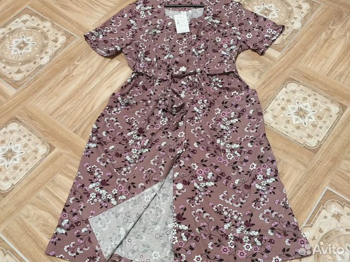 Трикотажный новый халатик