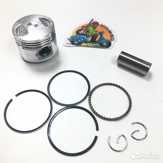 Поршень 39,50 мм 4 такт.скутер 139QMB (GY6) 50cc