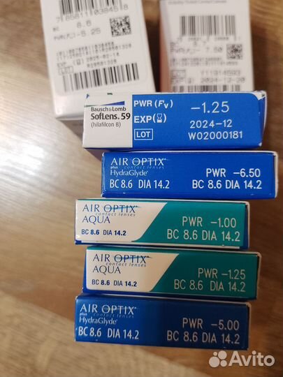 Линзы контактные