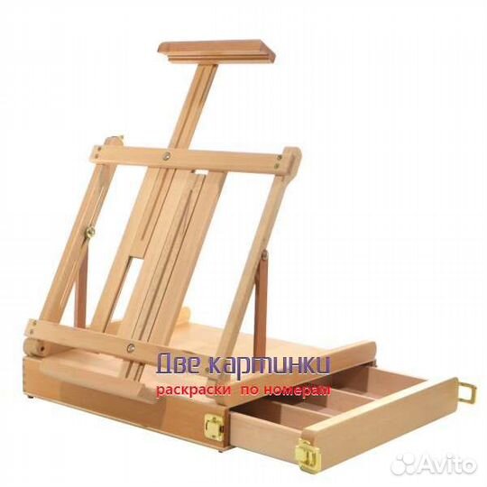 Мольберт этюдник (этюдный ящик) 86см, настольный