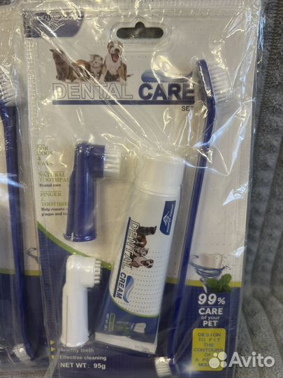 Зубная паста для собак/ набор с щеткой