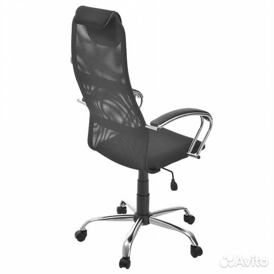 Компьютерное кресло хром/сетка
