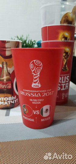 Стаканы с чемпионата мира по футболу