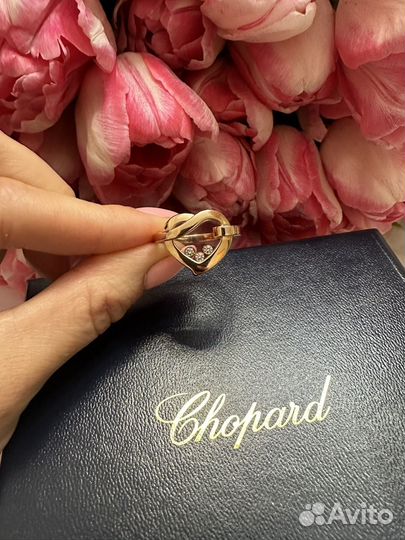 Кольцо Chopard Happy Diamond оригинал