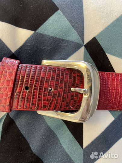 Ремень женский из кожи питона