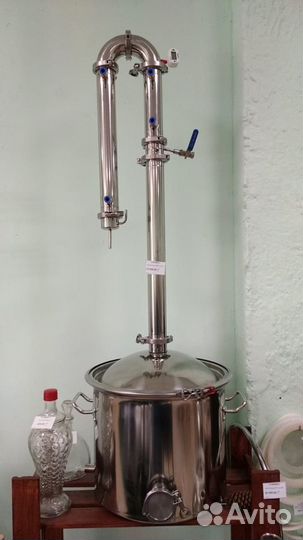 Дистиллятор с кастрюлей 30л К51Ка