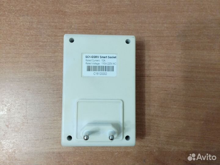 Умная GSM розетка SC1-gsmv 10A