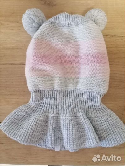 Шапка шлем 1-2 года