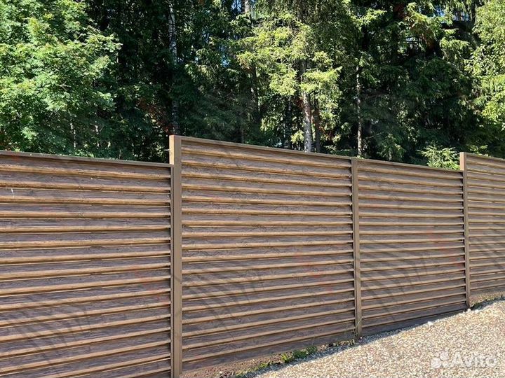 Забор жалюзи