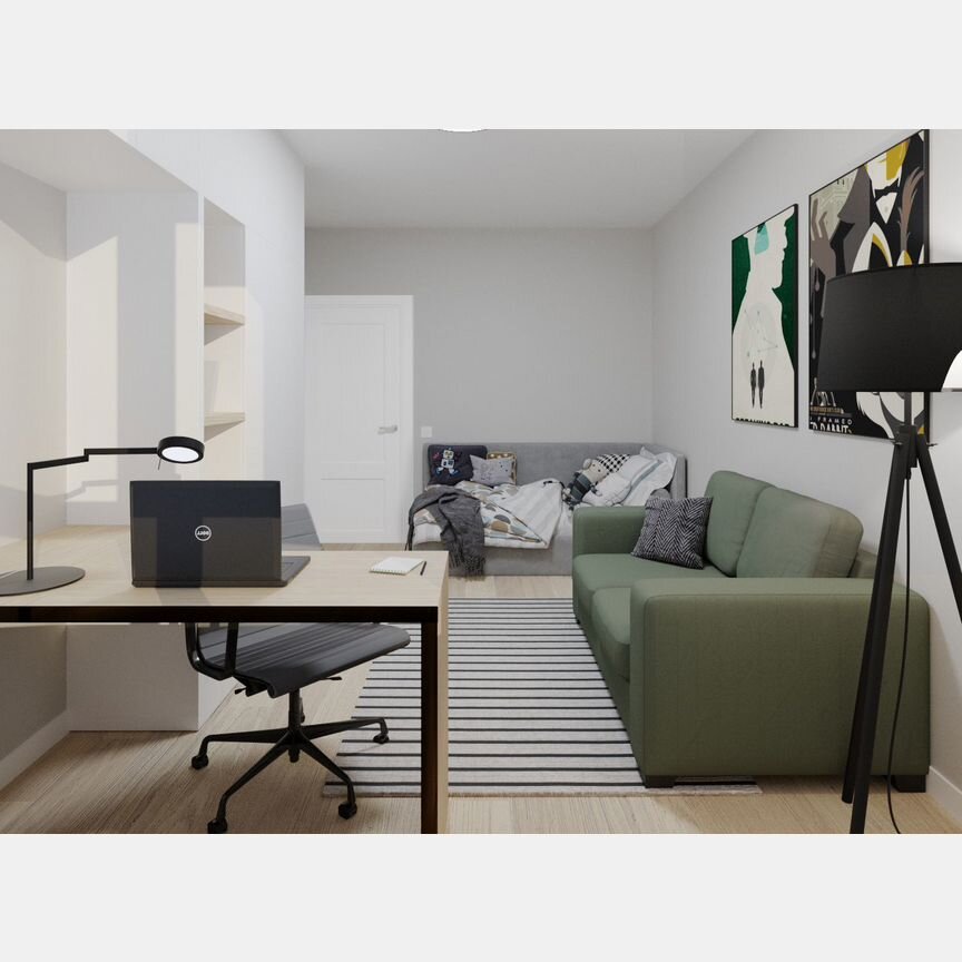 2-к. квартира, 54 м², 10/12 эт.