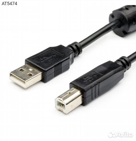 USB кабель atcom USB Type B (M) - USB Type A (M)
