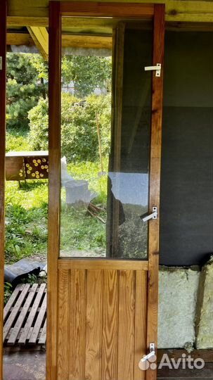 Балконная дверь деревянная