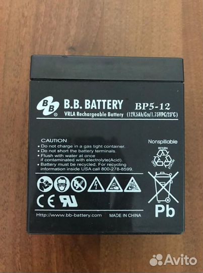 Аккумулятор BB Battery BP5-12