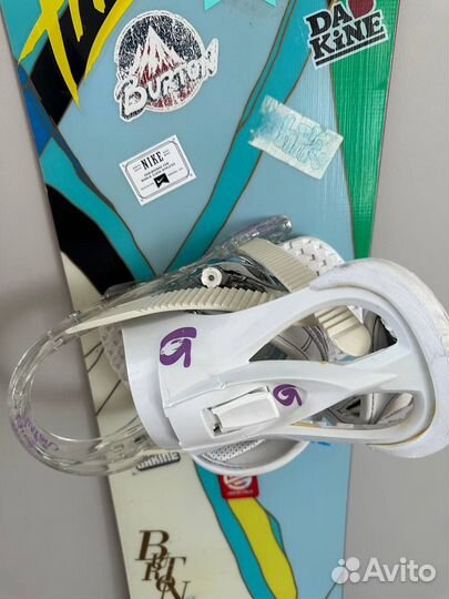 Сноуборд с креплениями burton geenie 145