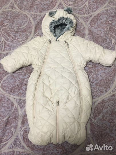 Детский зимний комбинезон-трансформер