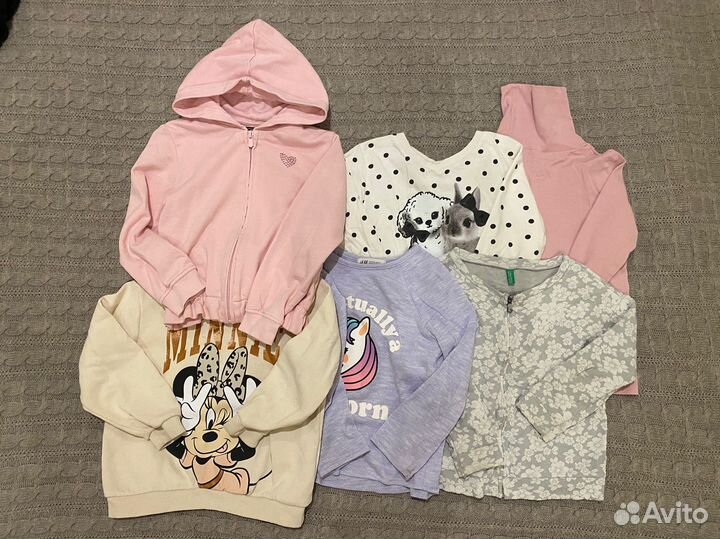 Пакет вещей для девочки 110-116 см 5-6 лет