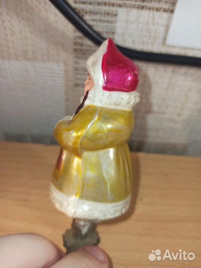 Машенька, елочная игрушка СССР на прищепке
