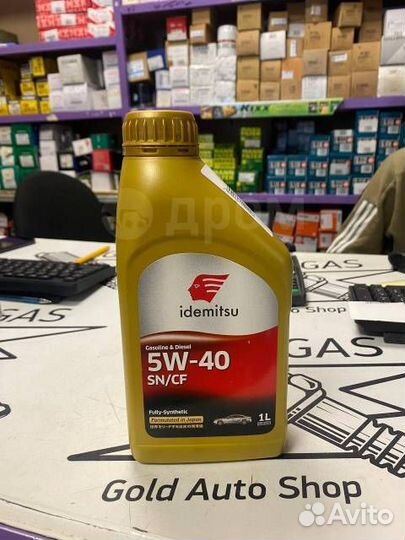 Моторное масло Idemitsu Fully-Synthetic SN/CF 5W-4