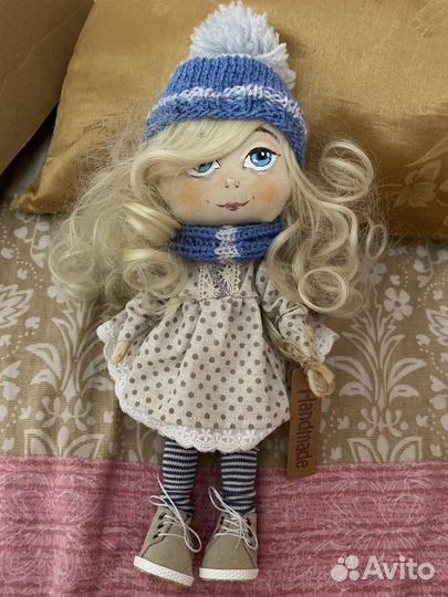 Коллекционная кукла ручной работы hand made винтаж