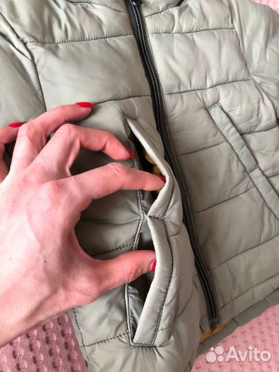 Демисезонная дутая куртка 80 Zara kids