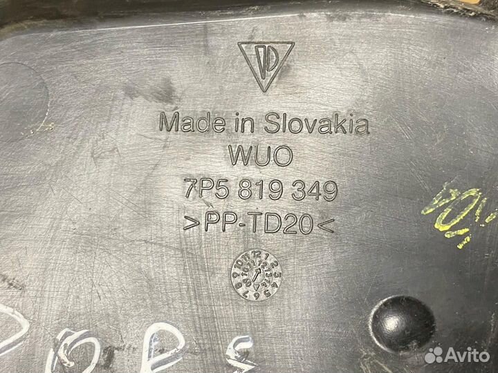 Пластик моторного отсека Porsche Cayenne 958 2014