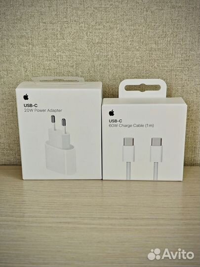 Зарядка на Apple iPhone 15 20W USB-C (новая)