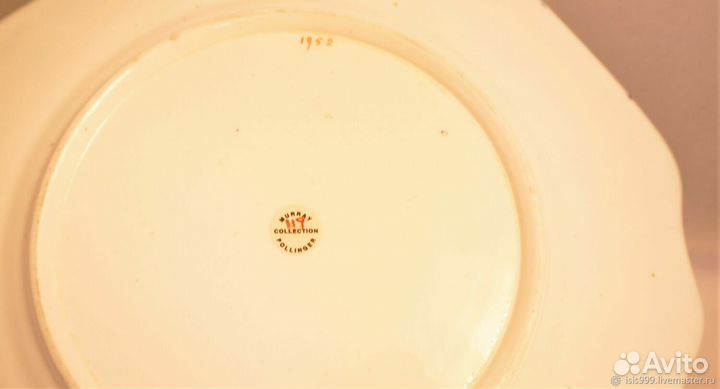 Сэмюэль Алкок 1850 г. роспись, антикварная тарелка